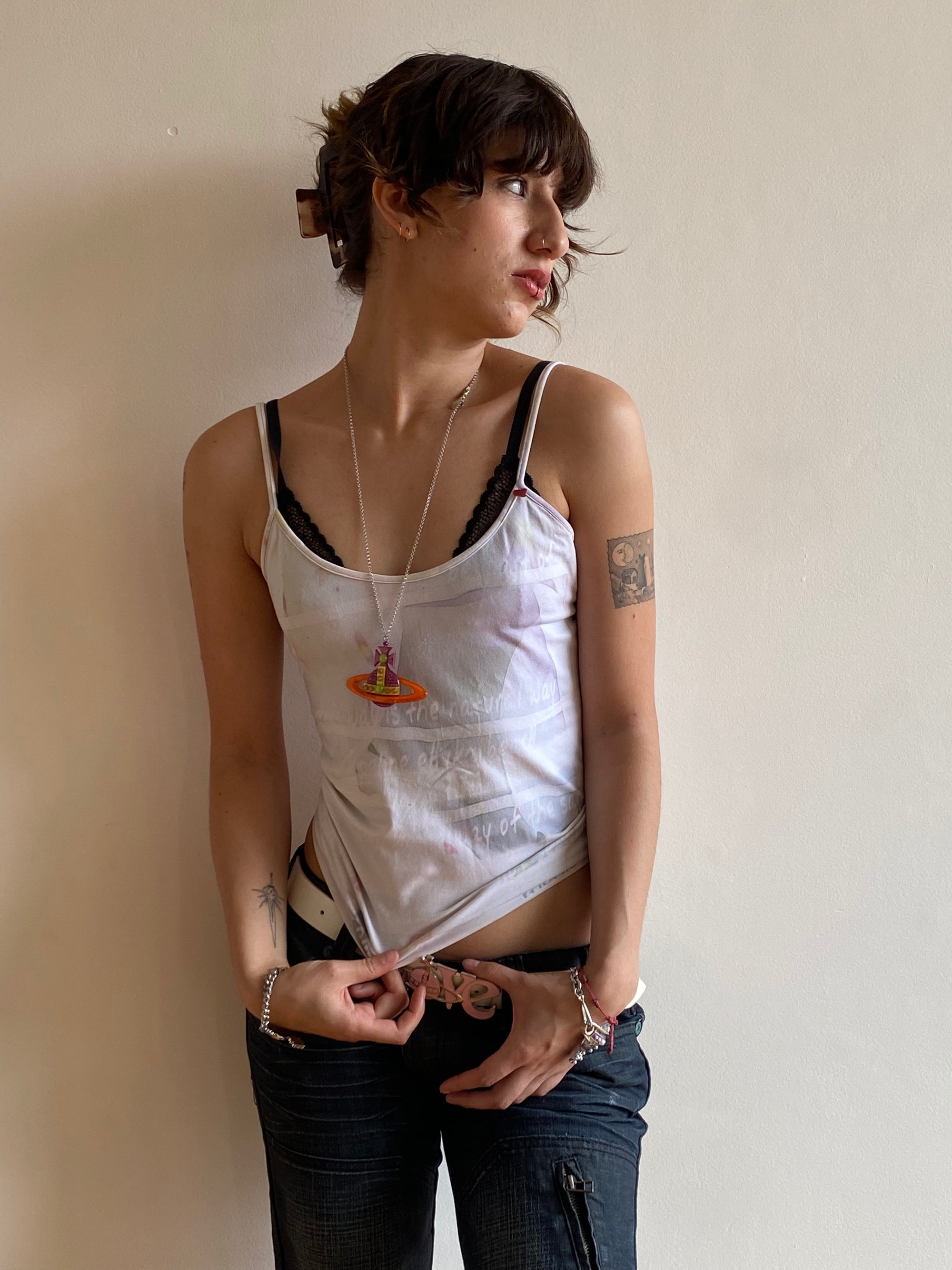 2008 Acrylic Cartoon Orb Necklace