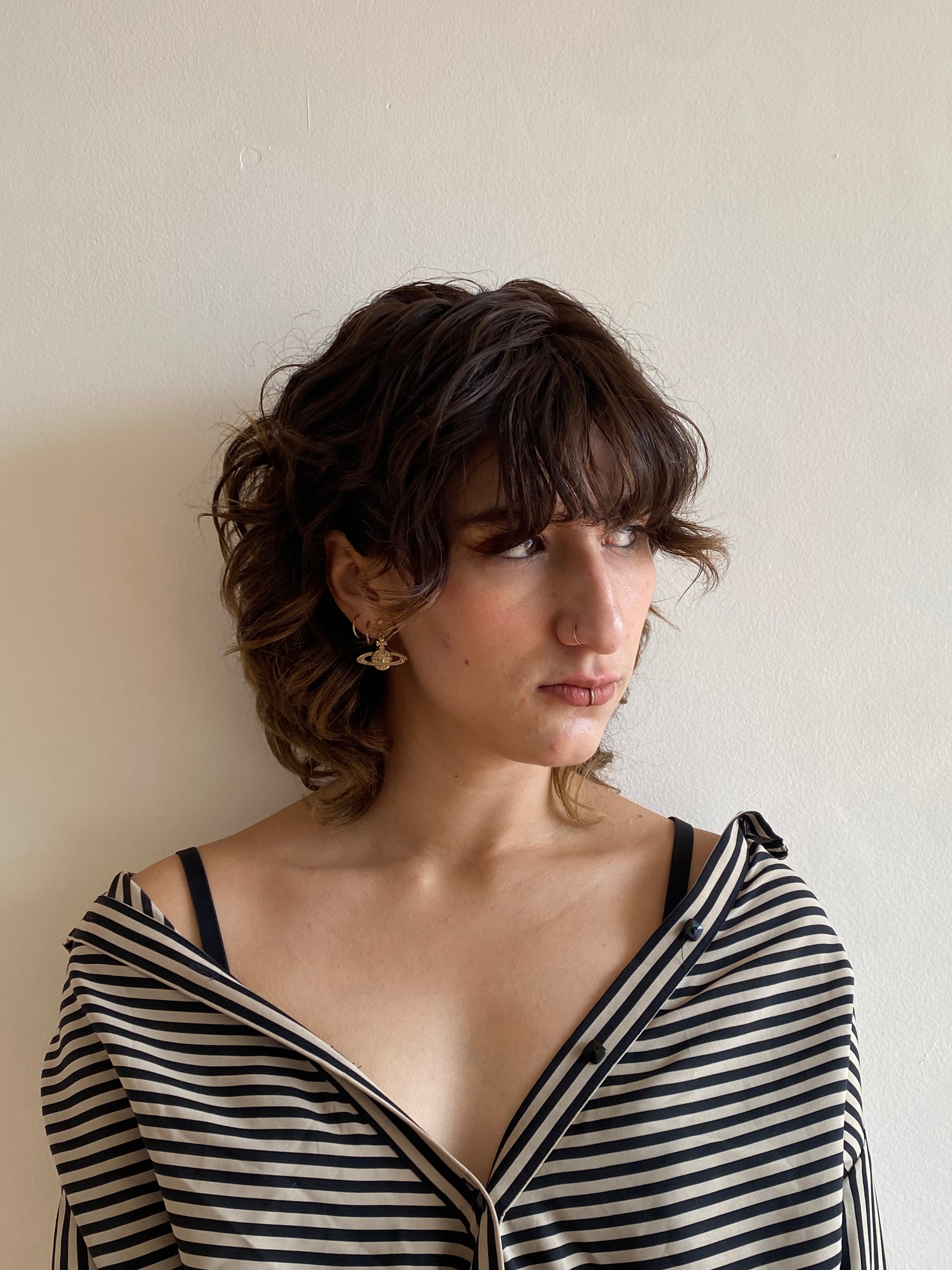 Dangling Orb Earrings (gold)