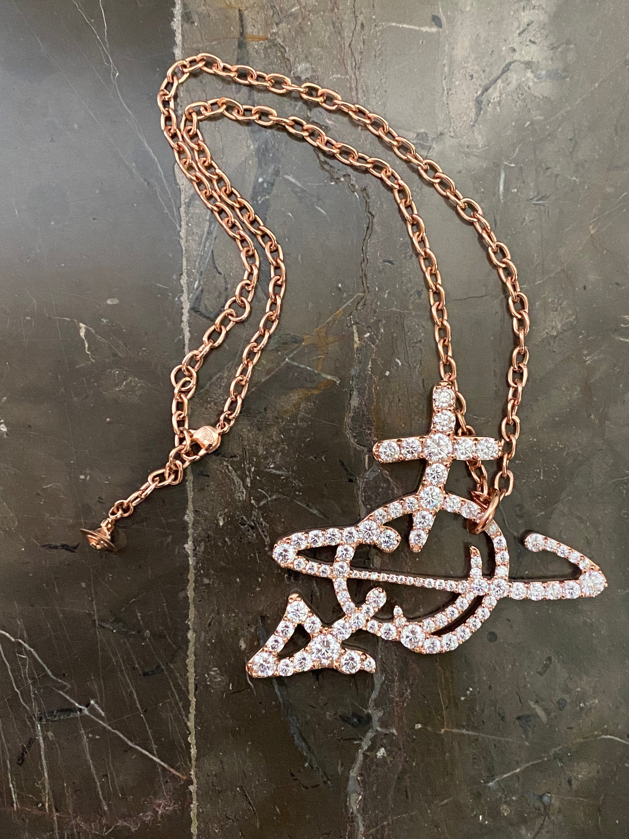2011 Autograph Cursive Orb Necklace