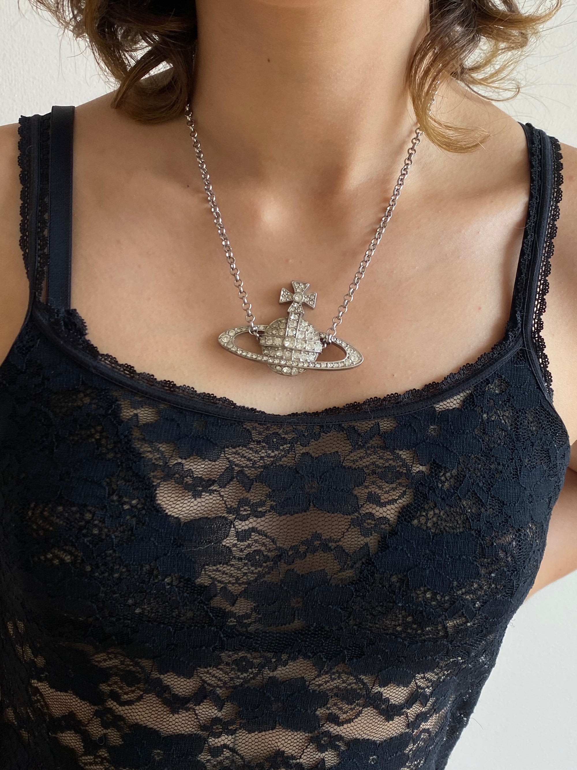 Giant Crystal Orb Necklace