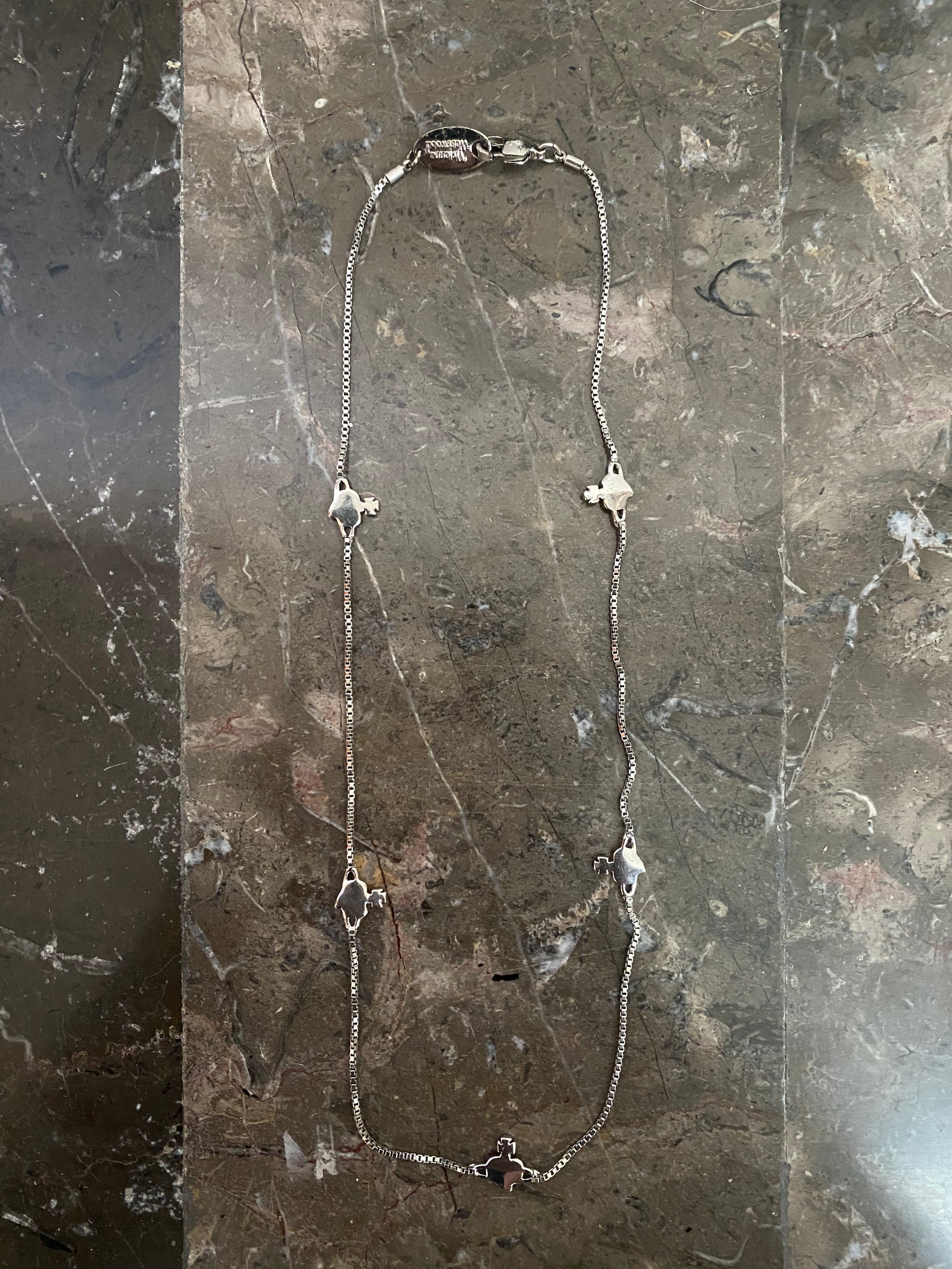 Multi Heart Charm Orb Necklace
