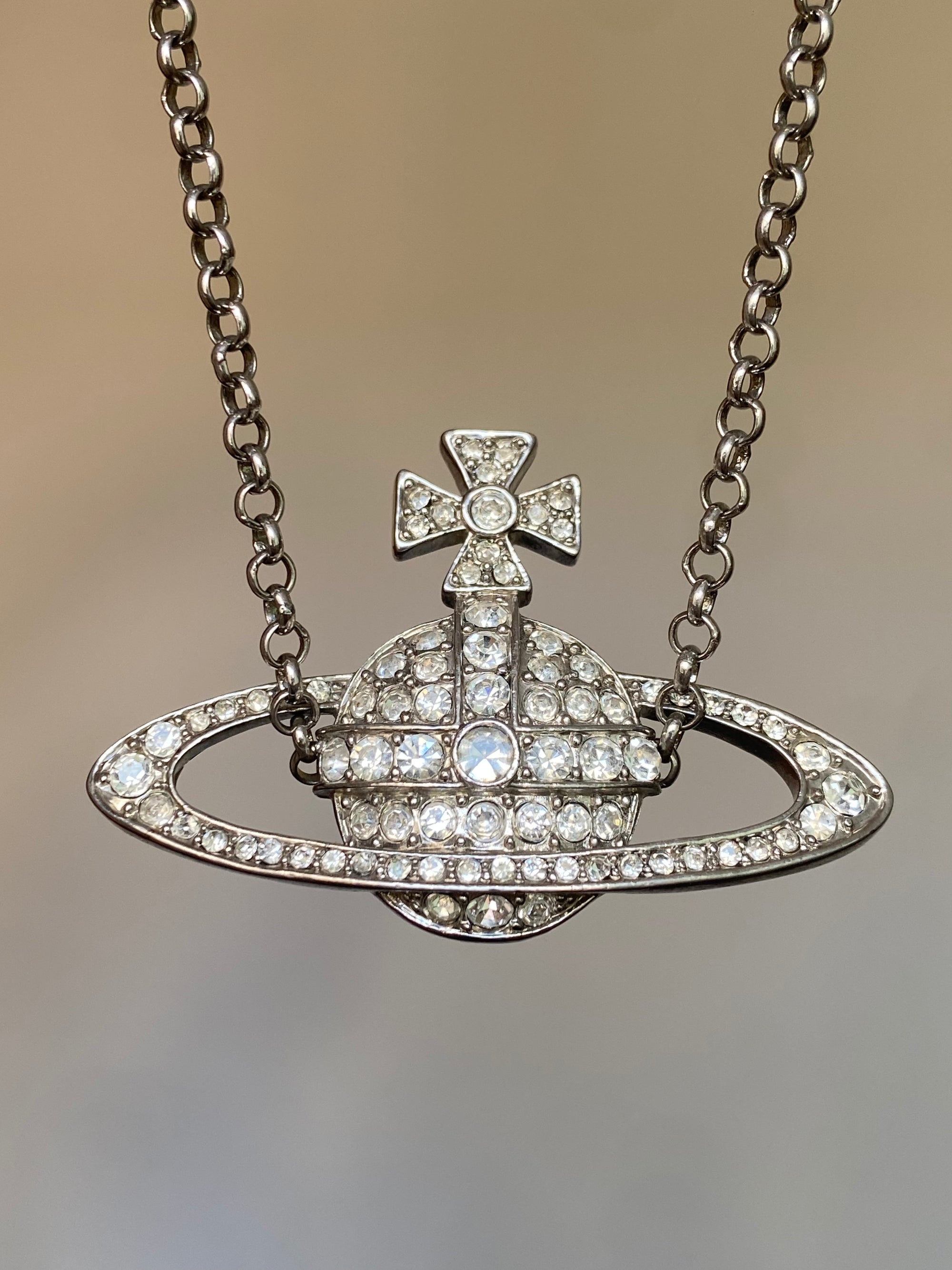 Giant Crystal Orb Necklace