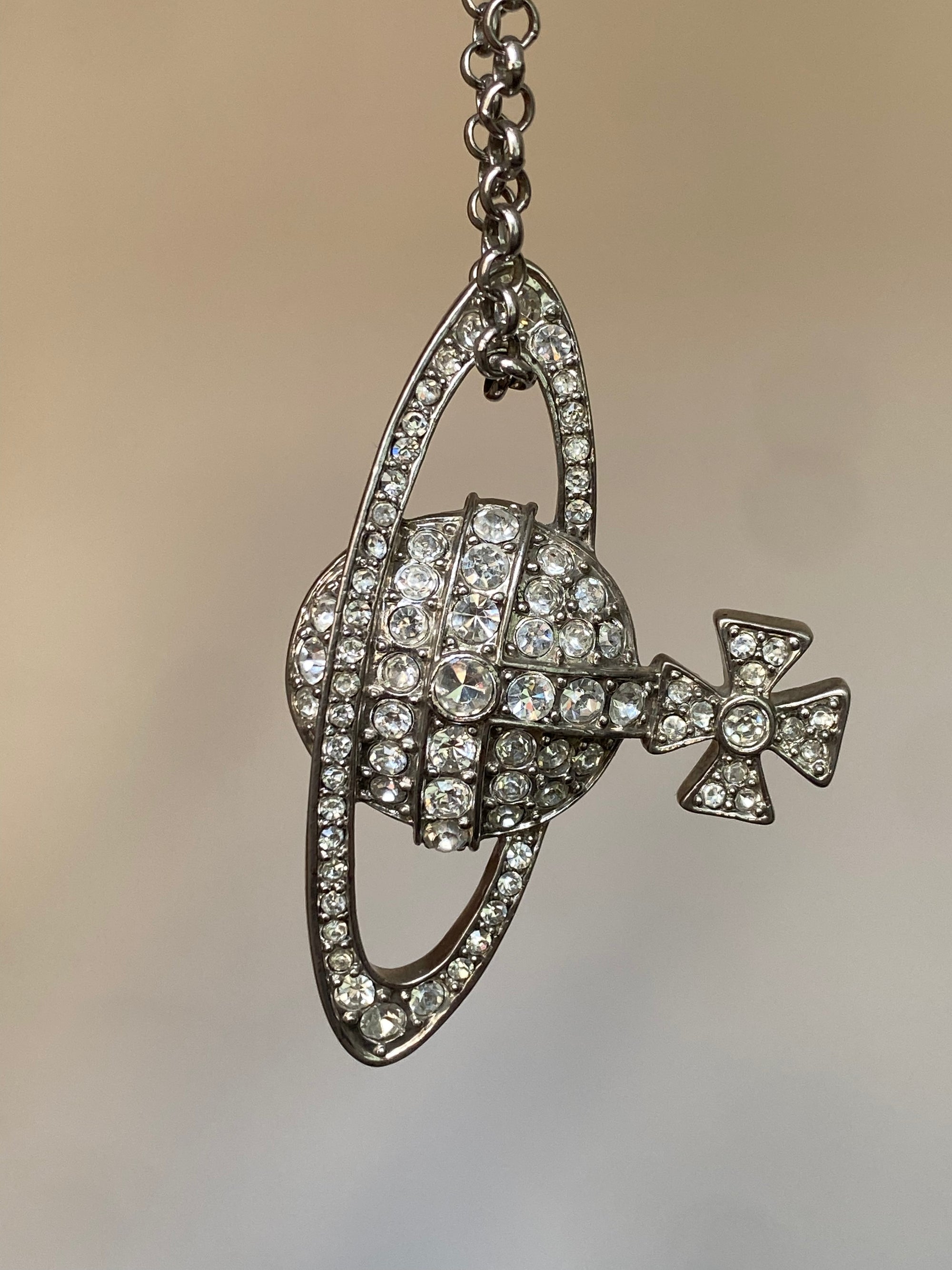 Giant Crystal Orb Necklace