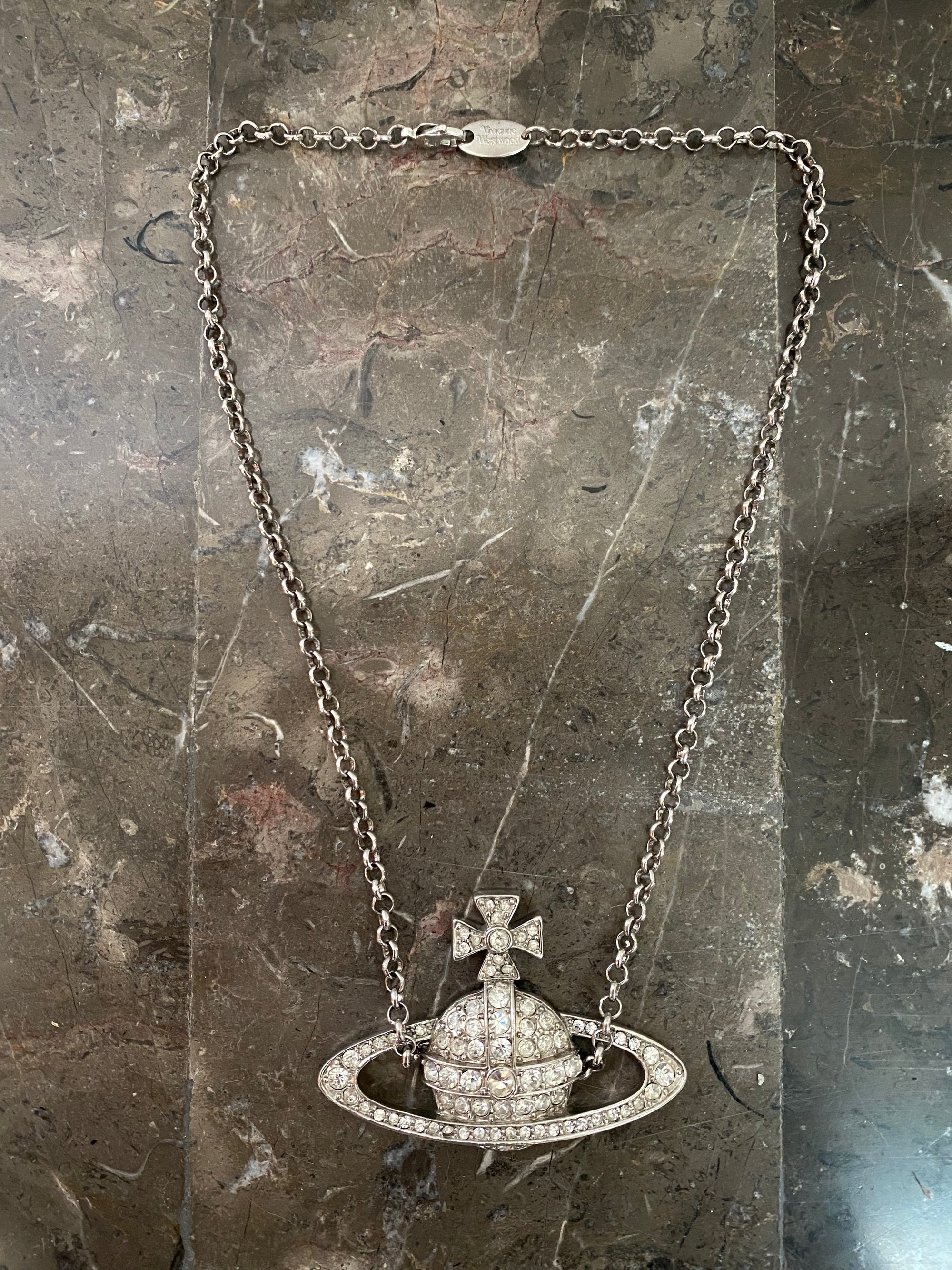 Giant Crystal Orb Necklace
