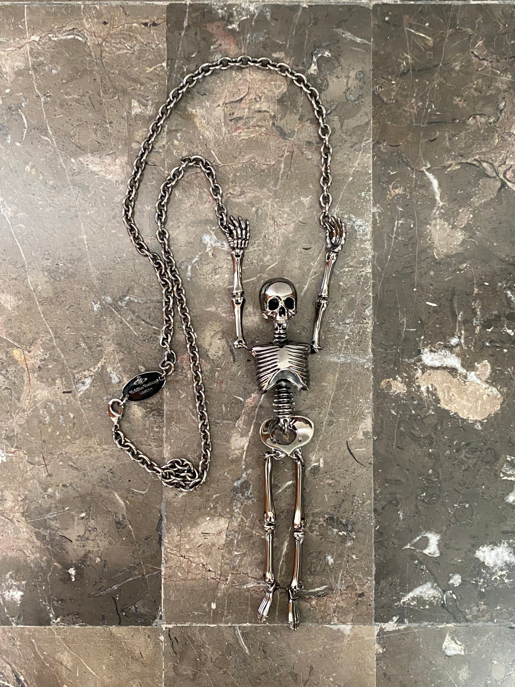 F&F Exclusive Giant Skeleton Necklace