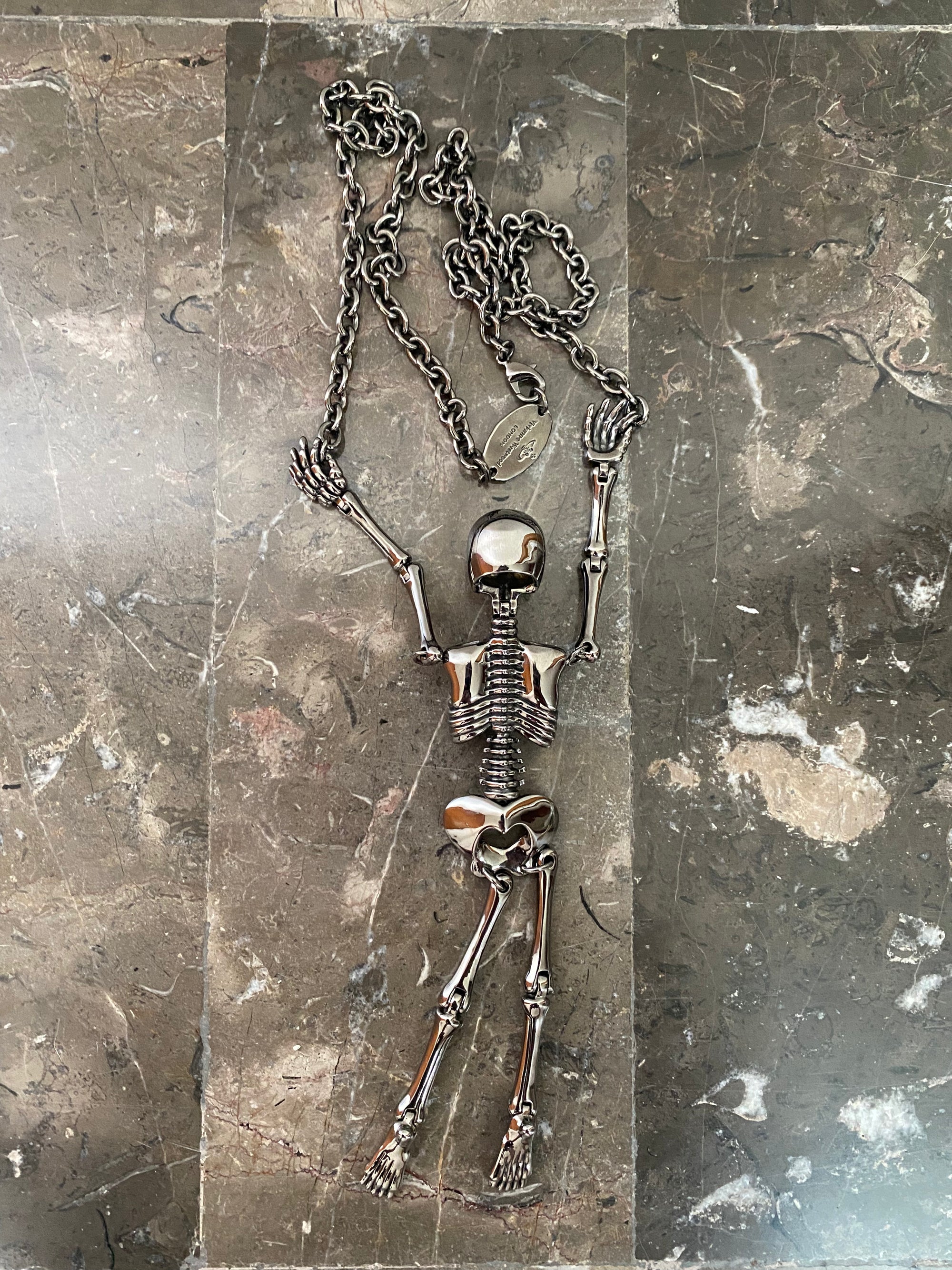 F&F Exclusive Giant Skeleton Necklace