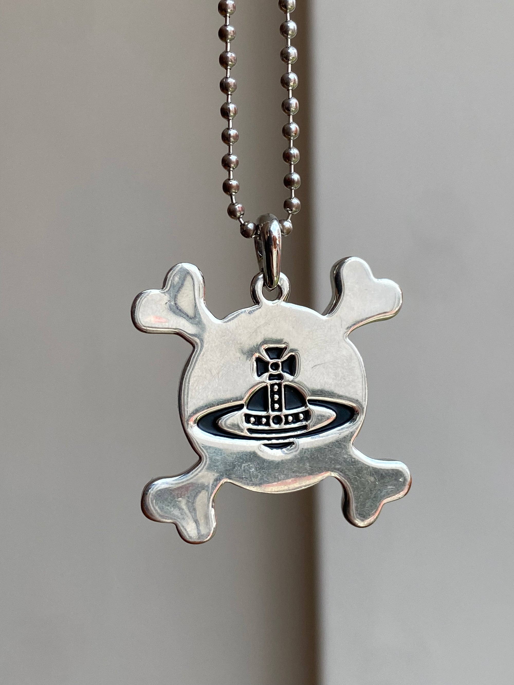 "Too Fast To Live Too Young To Die" Dogtag Skull Necklace